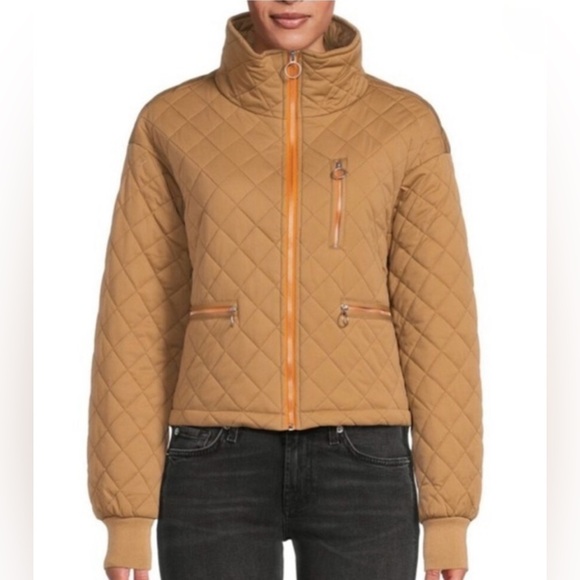 Avec Les Filles Quilted Crop Jacket - Picture 2 of 14